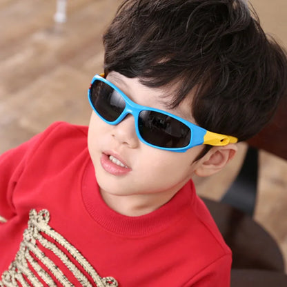 New Kids Sports Sun Glasses Cycling Sunglasses TR90 Outdoor Goggle UV Protection Eyewear Balance Car Driveing Children Glasses