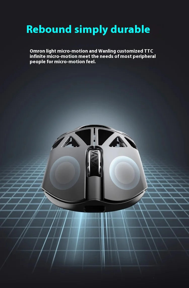 WLmouse Beast X Max Wireless Mouse PAW3950HS Sensor Magnesium Alloy 8K FPS Gaming Mouse Lightweight Gaming Accessories Customize