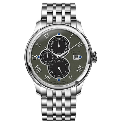 Luxury Brand BORMAN Automatic Mechanical Men's Watches Sapphire 50M Waterproof Multi-function Dial Retro Leather Clocks BM18011