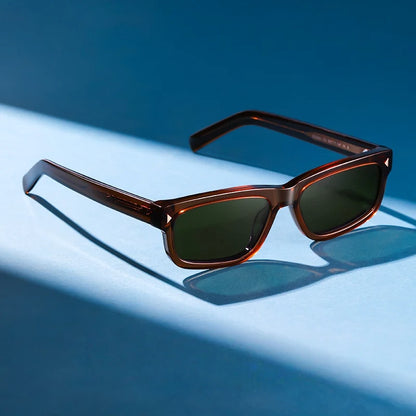 TFTB Fashion Trend Polarized Men's and Women's Sunglasses High quality Acetate Retro Square UV Protection Driving Glasses S32241