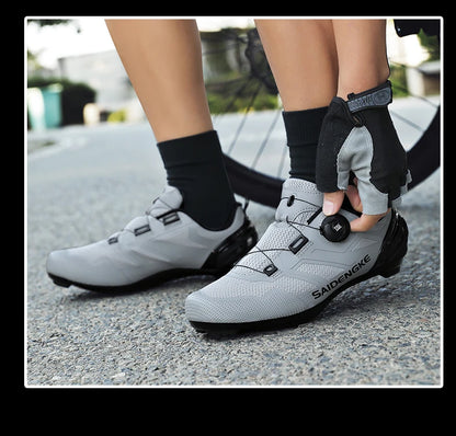 Sapatilhas de Ciclismo Unissexo Novas Profissionais Leves Luxyry Originais para Estrada em Borracha MTB Corrida Bicicleta Moda Bike Street Sports