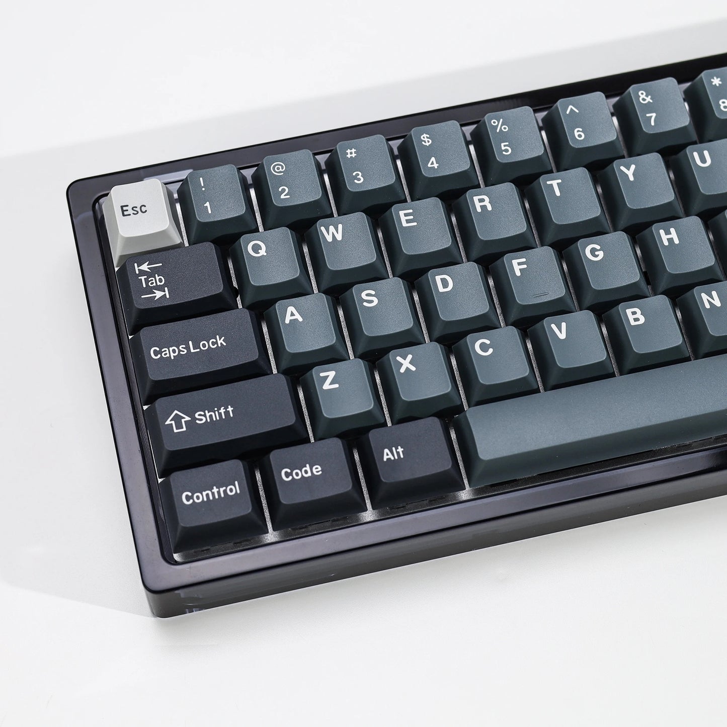 KBDiy 174 Keys/Set PBT GMK Apollo Keycap Double Shot Minimalist ISO Cherry Profile for Game Mechanical Keyboard Keycaps for MX