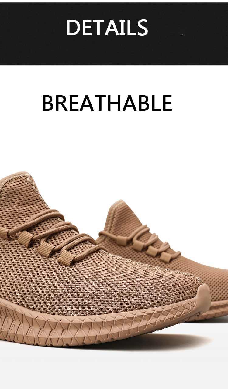 Breathable Men's Running Shoes Fashion Platform Men Casual Shoes Lightweight Women Vulcanized Shoes Flexible Anti-slip Sneakers