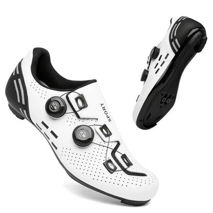Pantofi de ciclism de înaltă calitate, SPD cu autoblocare pentru bărbați, pantofi sport de curse pentru bicicletă, pantofi de ciclism MTB de munte antiderapanți pentru femei, 36-47