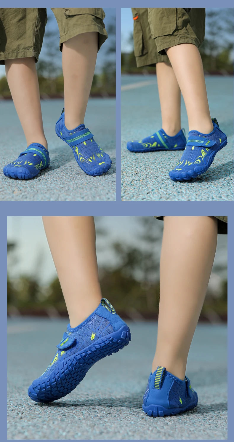 NEW Children Boys And Girls Beach Quick Diving Shoes Qianjiang Swimming Shoes Indoor Fitness Floor Shoes Bathroom Shoes 29-38#