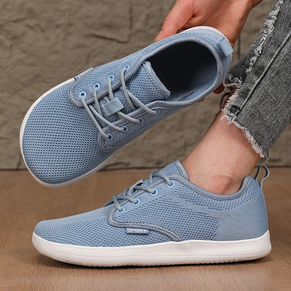 Women's Walking Flat Shoes Soft Mesh Suitable for Travel Wide Fit Lightweight Support Fitness and Leisure Sports Shoes for Men