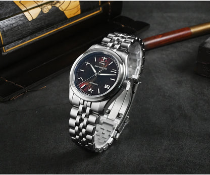San Martin New 39mm Gada Watch Chinese Style Original Design Sunburst JianZhan Miyota 90S5 Men Dress Automatic Mechanical SN0144