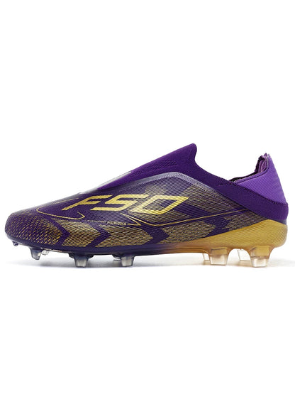 Nouvelles Chaussures de Football pour Hommes Antidérapantes, Crampons de Futsal Intérieur et de Football sur Gazon, Baskets Montantes de Haute Qualité, Meilleures Ventes pour l'Extérieur