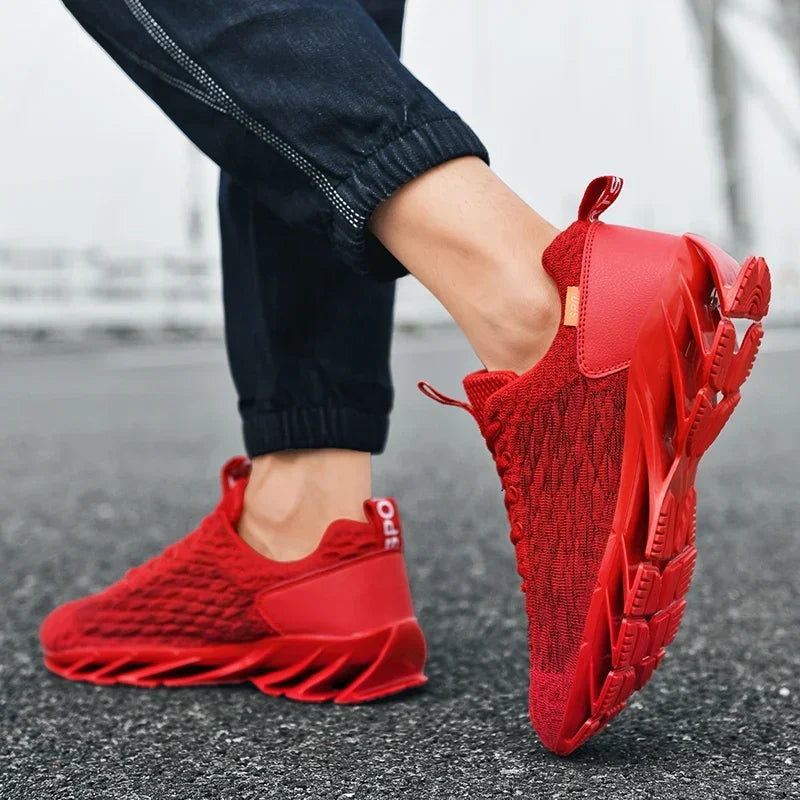 Zapatillas de running para hombre, cómodas, transpirables, antideslizantes, deportivas e informales para caminar