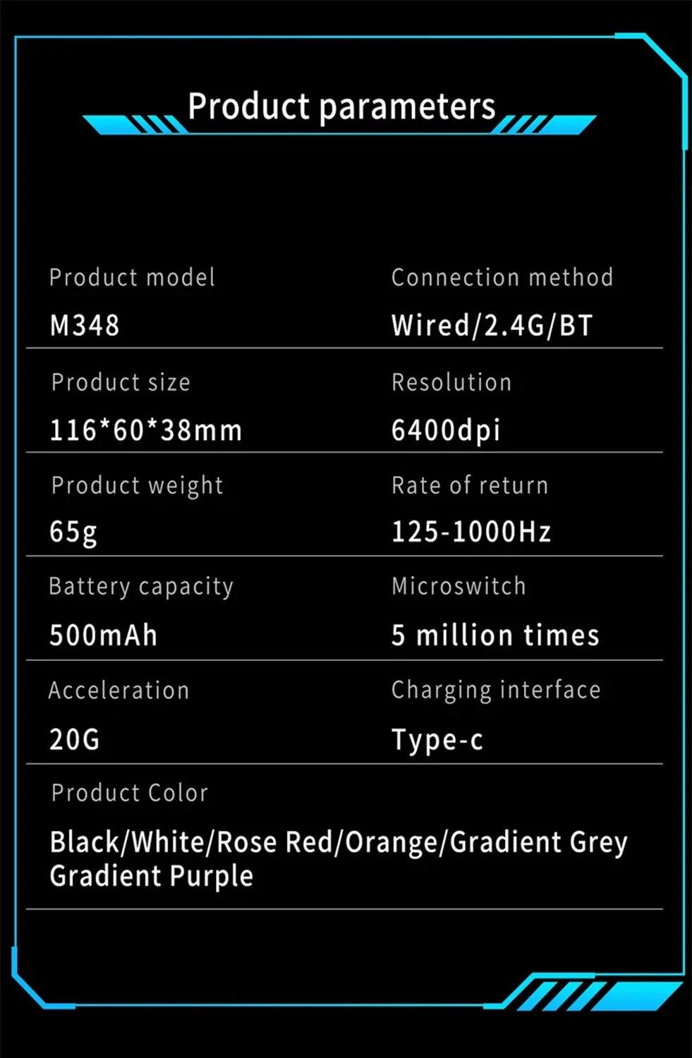 High Quality Rechargeable Wireless Mice Support Bluetooth/2.4G Gaming Mouse High Precision Silent Gamer Mice for iPad Computer