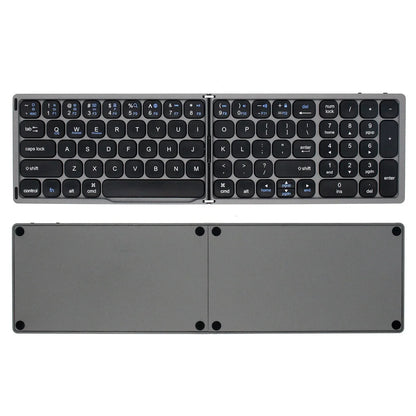 Jomaa Foldable Wireless Bluetooth Keyboard Lightweight Portable Bluetooth Folding Keyboard Available for Tablet Laptop PC iPad