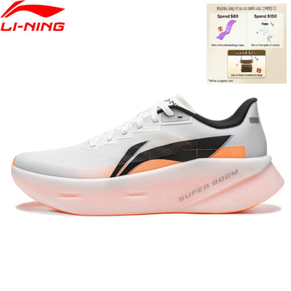 Li-Ning Herren-CHAOYING PRO Dämpfende Laufschuhe BOOM FIBER Atmungsaktiv Leicht Rebound LiNing Tägliche Sportschuhe ARBW003