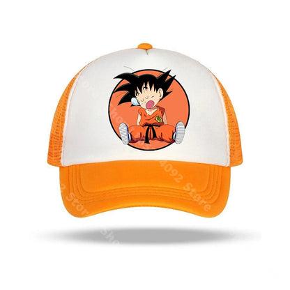 Dragon Ball Baseball Caps Anime Character Printed Sun Hat Kids Adults Summer Breathable Casual Hats Adjustable Peaked Cap Gifts