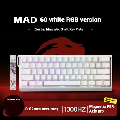 FGG Madlions Mad60 Mad68 He Mechanical Keyboard Magnetic Switch 8k Wired RGB Hot Swap Custom Keyboard Esport Game Gift Accessory