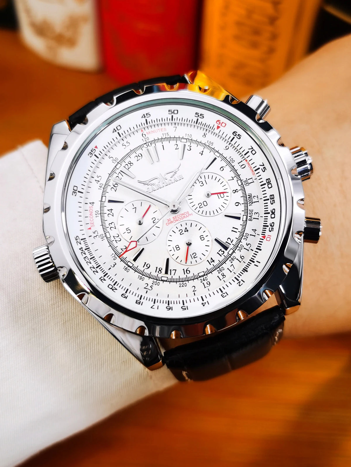 JARAGAR 212 Mechanisch automatisch herenhorloge, modieus, zakelijk, luxe, weekkalender, herenhorloge, premium cadeau, Reloj Hombre