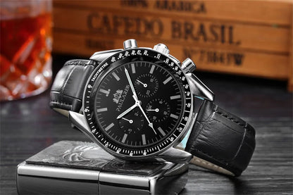 PAULAREIS P Brand Luxury Men Mechanical Watches Calendar Business Watch Mens Sports Waterproof Stainless Steel Automatic Watches