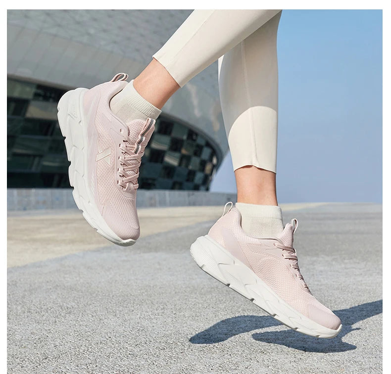 Xtep Light Joy 2 Women's Running Shoes 2025 Spring Shock-absorbing Non-slip Wear-resistant Lightweight Sport shoe 875118110015