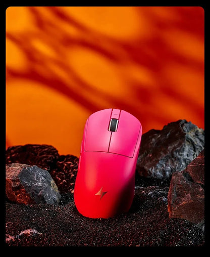 Ratón gaming inalámbrico Bluetooth ATK Dragonfly A9, diseño ergonómico, respuesta rápida, PAW3950 Ultra, 800mAh, ligero, 8KHz, esports