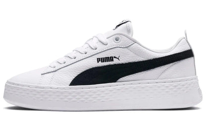 Baskets Puma Smash Platform L, blanc et noir, 366487-12