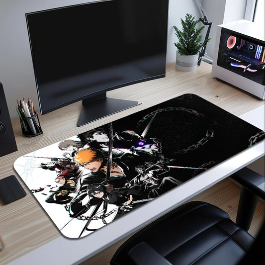 B-BLEACH Rebirth of Souls Mouse Pad Desk Mat Large Non-slip Anti-fray Keyboard Ergonomic Office Rubber PC Home Custom