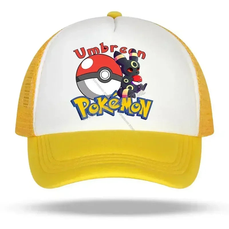 Pokemons Pikachu Baseball Cap Women Men Trend Anime Adjustable Hat Adult Summer Sunhat Outdoor Sport Breathable Shade Cap Gift