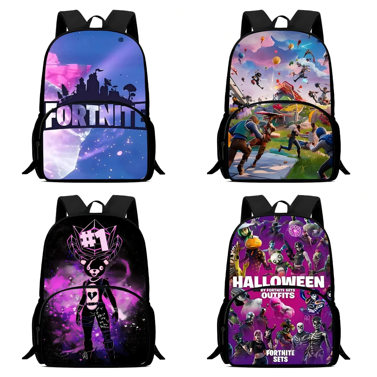 Game Shooting FortniteS Kids Backpacks Boy Girls Student Birthday Gift Child School Bags Large Capacity Camping Durable Rucksack
