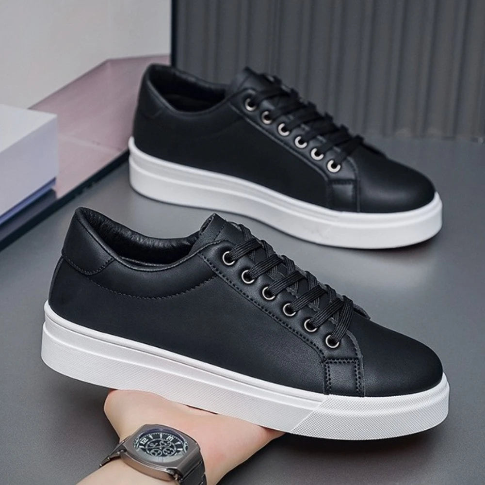 Zapatillas de moda para hombre, novedad muy vendida, blancas y modernas, deportivas y de ocio para estudiantes, versátiles para hombre