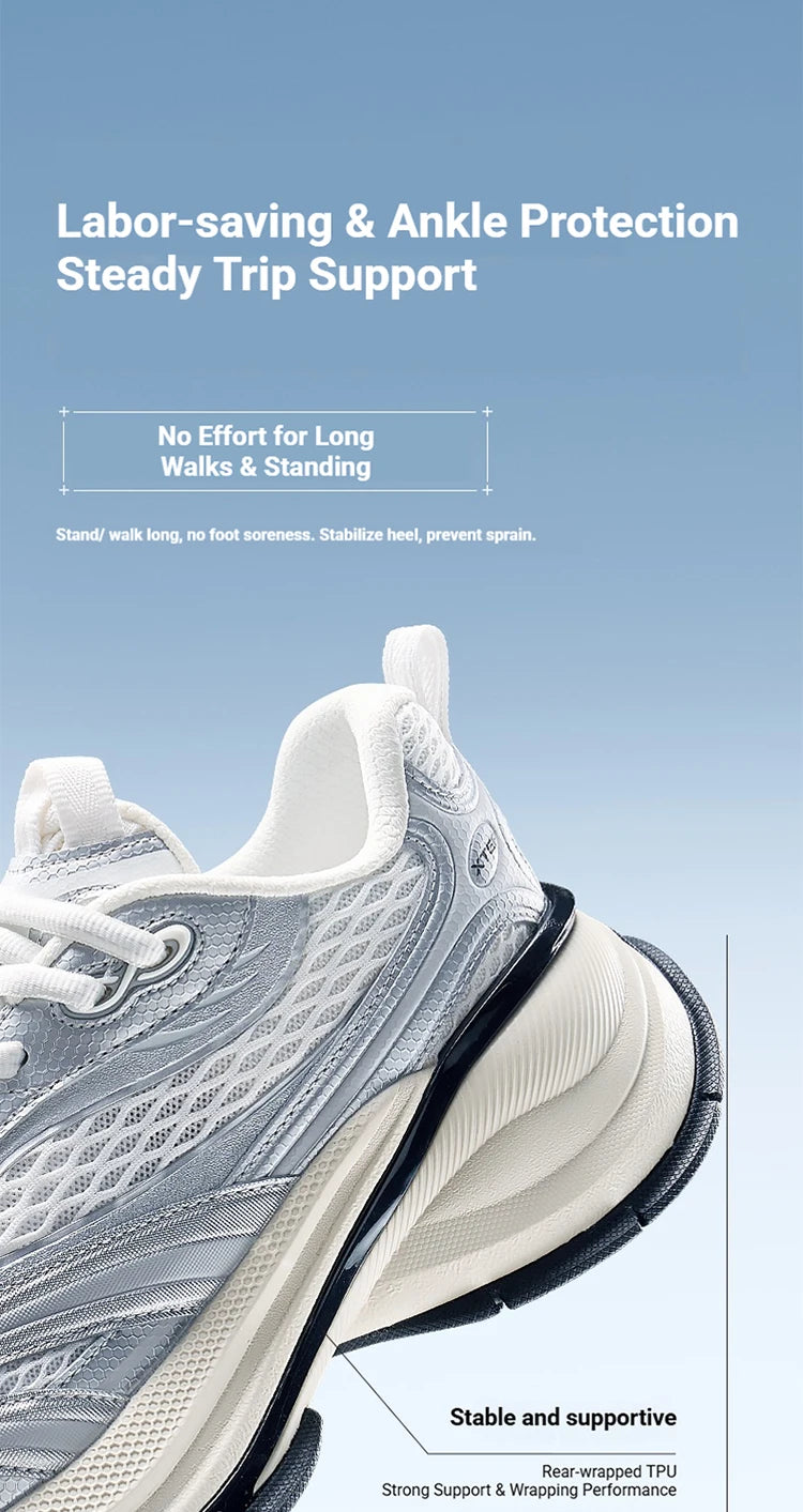 Xtep Basque 3 For Male Sneakers Retro Fashion Breathable  Luxury Height-Increasing Sports Shoes 2026 Spring 874219320001