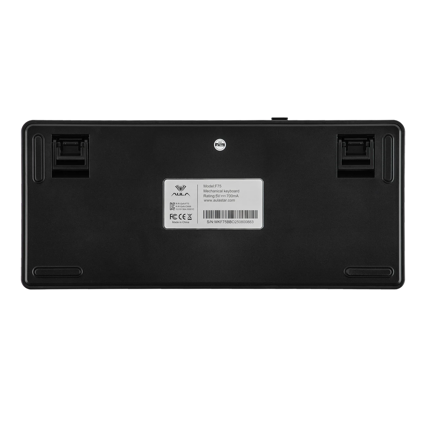 EPOMAKER AULA F75 ISO-ES 75% Spanish QWERTY Hot-Swap Gasket-Mounted Wired/Bluetooth/2.4GHz Wireless Mechanical Gaming Keyboard RGB Backlight