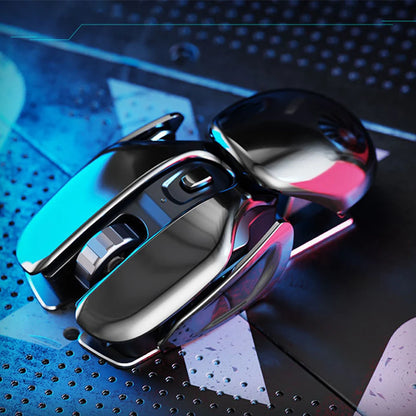 Rechargeable Mute Wireless Mouse USB Ergonomics Metal Receiver Desktop Waterproof Gaming Mouses PC Laptop Tools