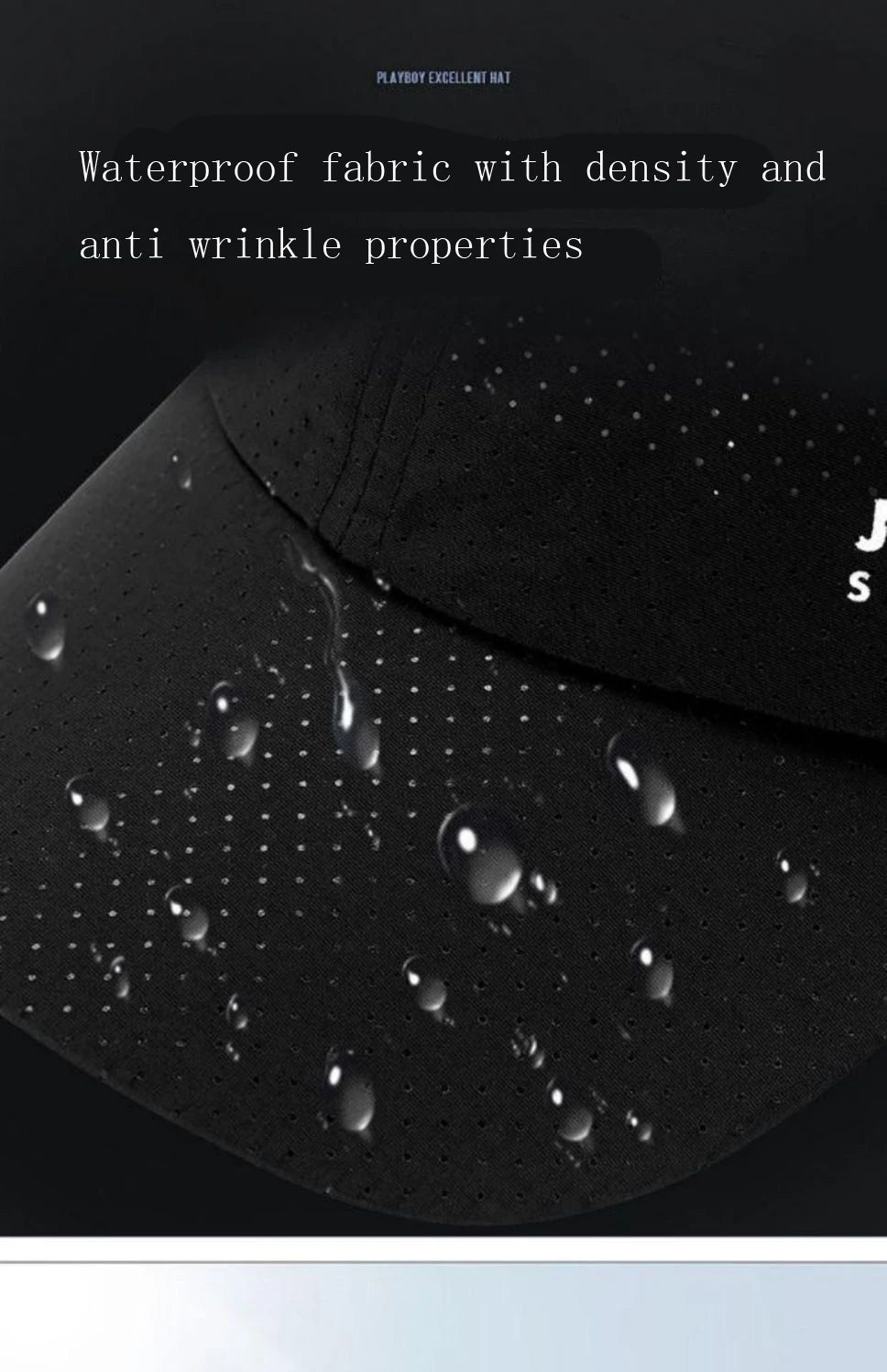 JEEP Spirit Quick drying Sports Hat Men's and Women's Duck billed Hat Spring/Summer Baseball Hat Breathable Sunscreen Hat