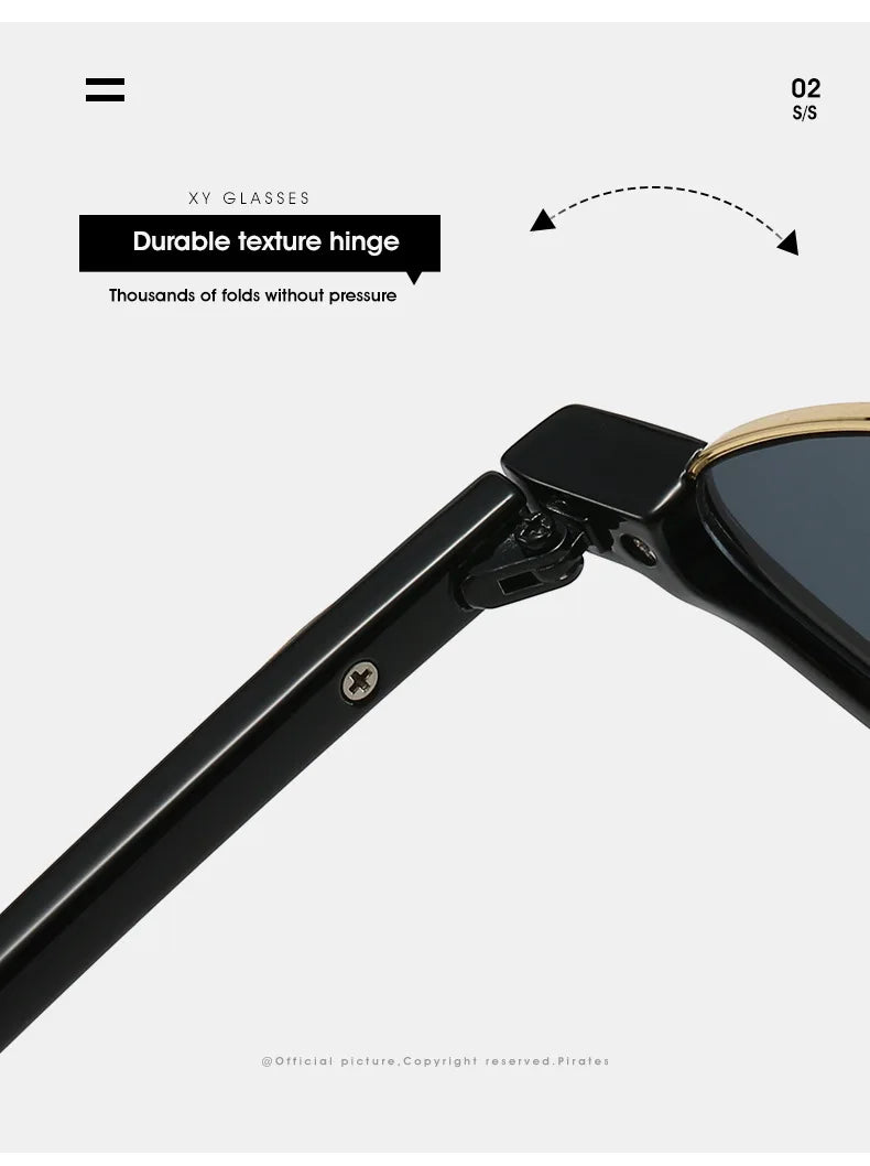 Half Frame Designer Small Sunglasses Women Cat Eye New Fashion Sun Shades UV400 Sun Glasses Brand