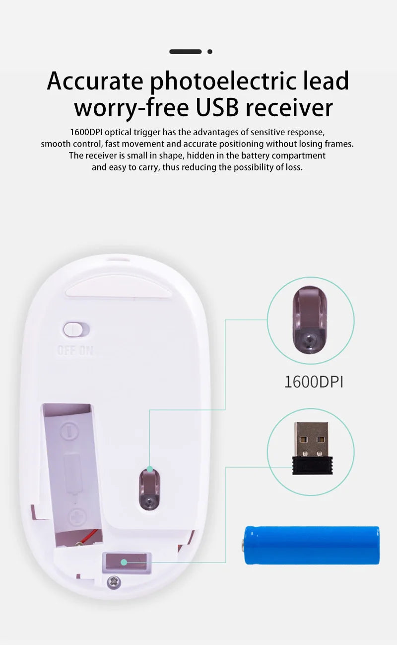 Lenovo Wireless Mouse USB Rechargeable Ergonomic Adjustable DPI Office Silent 2.4G Bluetooth Optical Electric Mouses Game Office