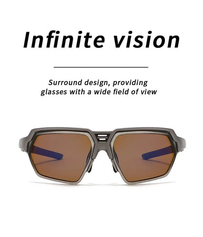 OKUMA New outdoor fishing fishing glasses for UV400 polarization to find fish, suitable for cycling, hiking and mountaineering.