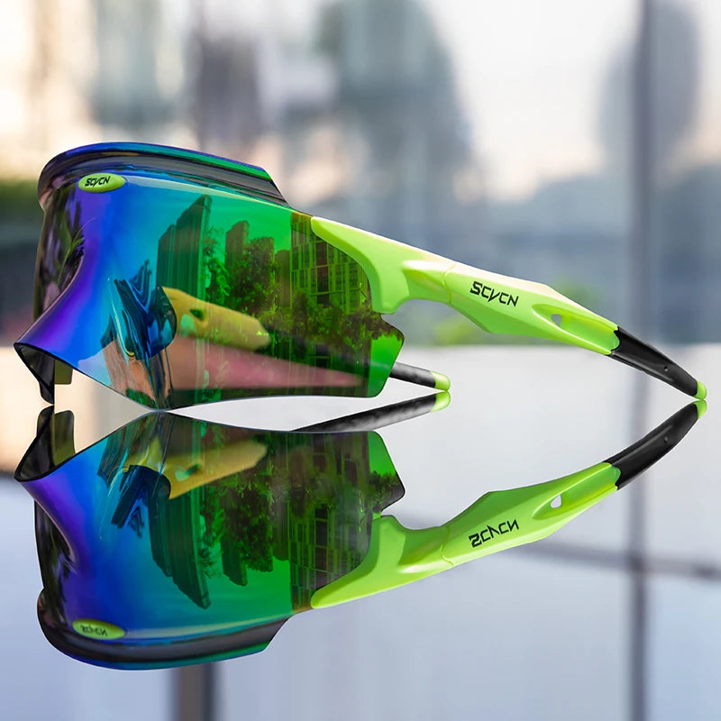 Scvcn Men's Cycling Glasses Outdoor Sport Runing Sunglasses Women MTB Bike Bicycle Goggles Road Riding Fishing Hiking Eyewear