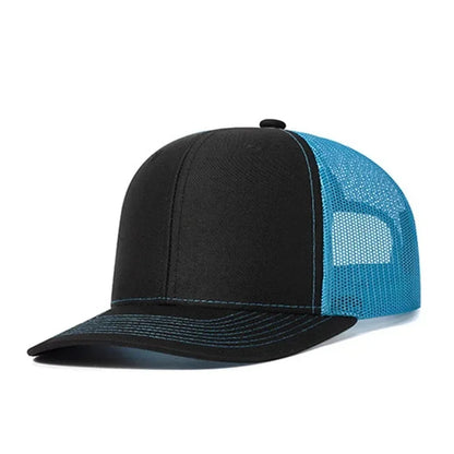 Hot Sale Summer Mesh Baseball Cap Men Women Slight Curved Snapback Trucker Hat Unisex Casual Outdoor Breathable Dad Cap Gorras