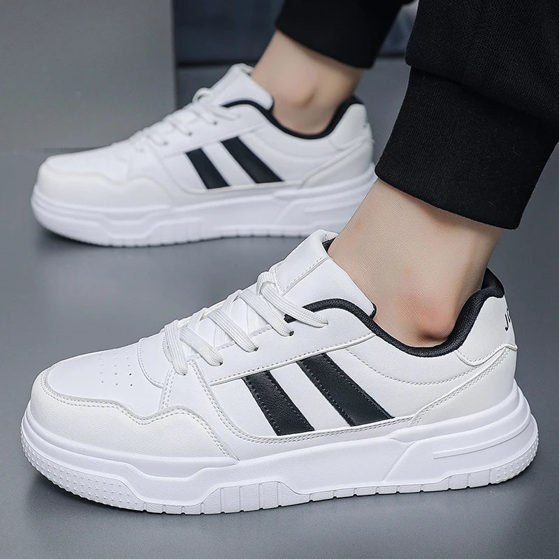 Plus Big Size 50 51 52 Mens Leather Sneakers Casual Sports Shoes Flat Skateboard Shoes For Dropshipping