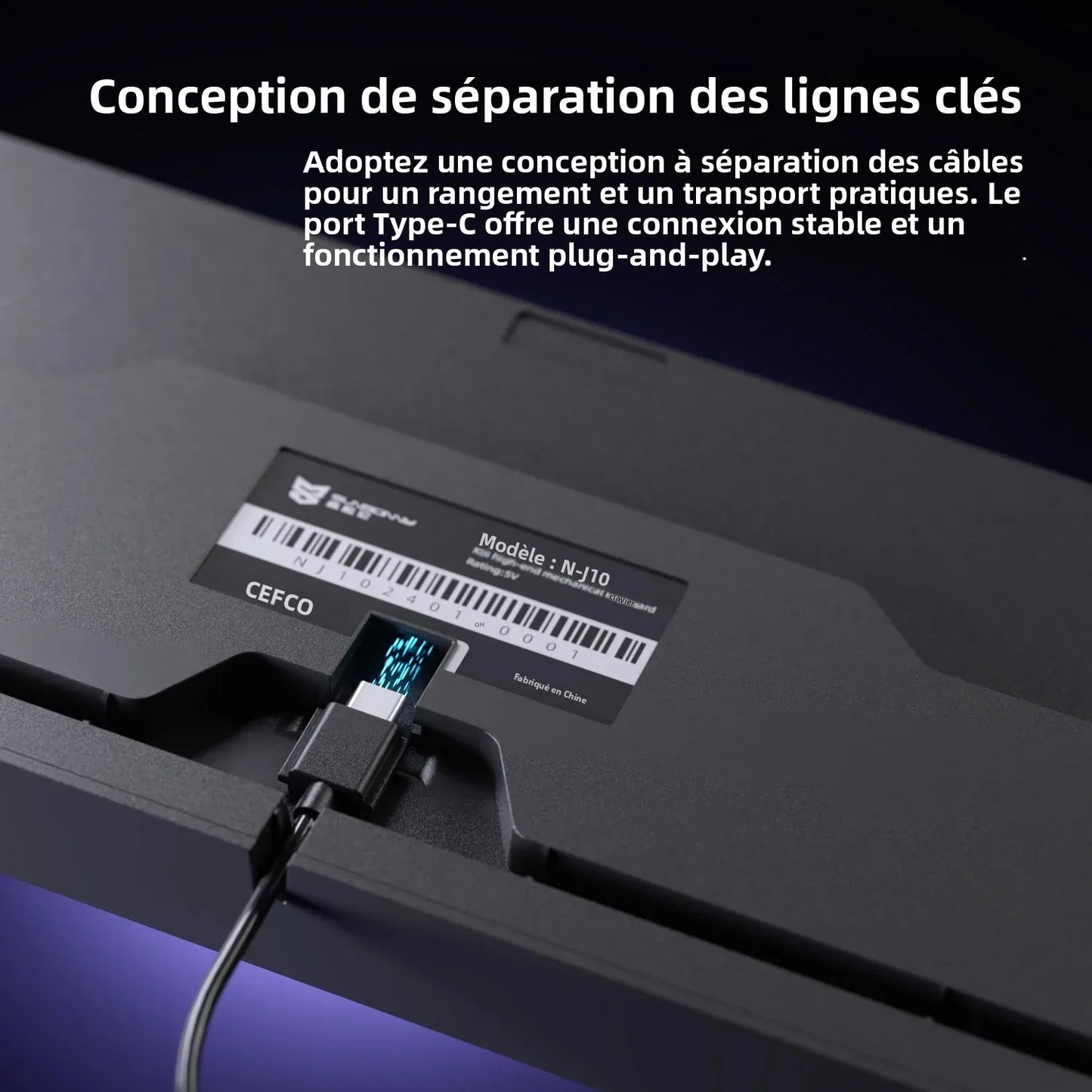 Tastiera meccanica da gaming cablata a 108 tasti con retroilluminazione RGB | Chip da gaming | Bassa latenza | Anti-ghosting | per gamer PC Win/Mac