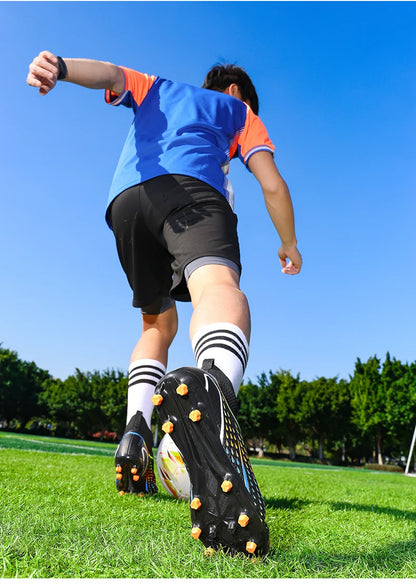 Men Football Boots Professional Turf Futsal Match Grass Unisex Outdoor Training Soccer Shoes Soccer Cleats Non-slip Breathable