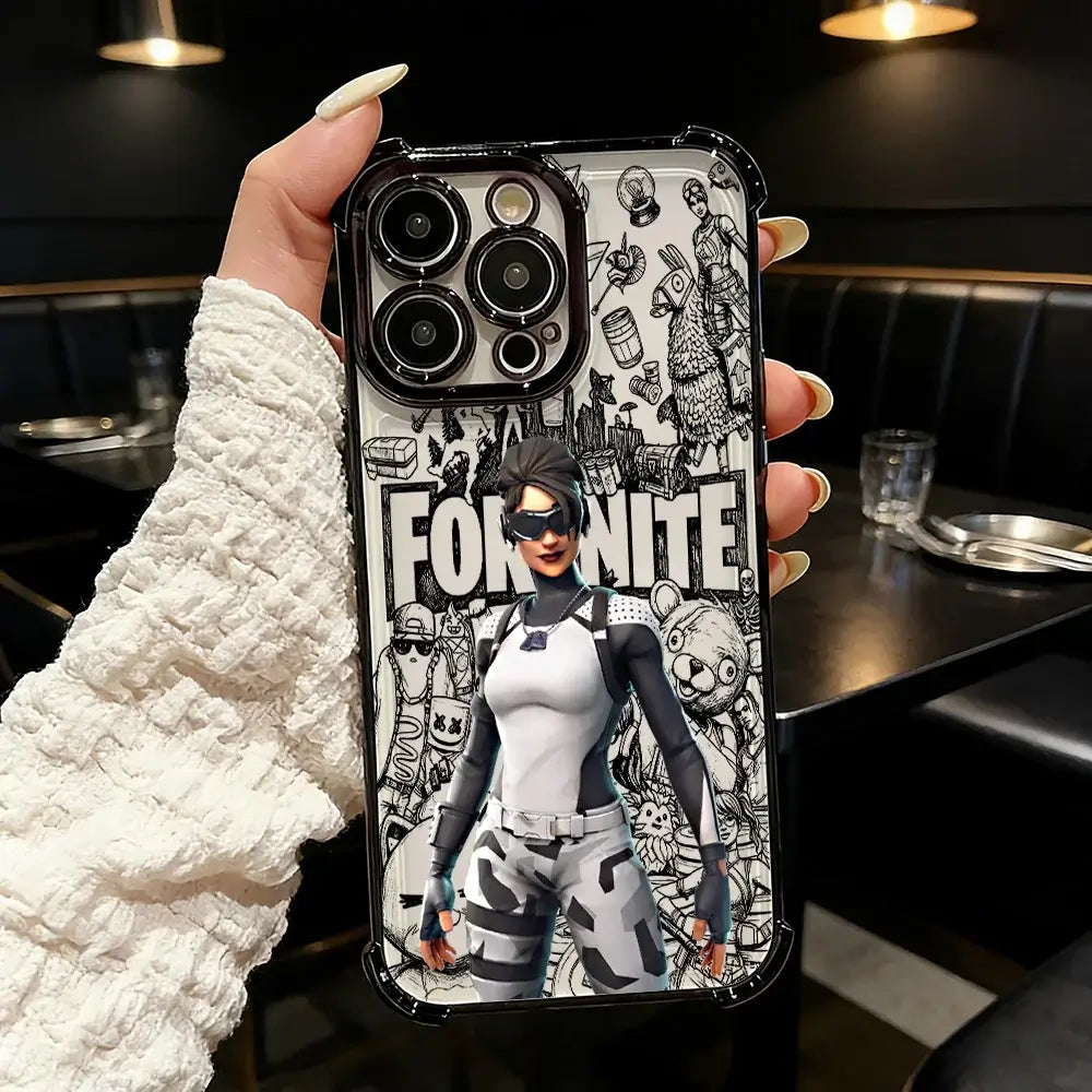 Popular Game FortniteS Plating Phone Case For Samsung A37 A57 A07 A36 A16 A35 A55 A25 A26 A05s A15 A54 A34 A24 A14 A05 A04 4G 5G