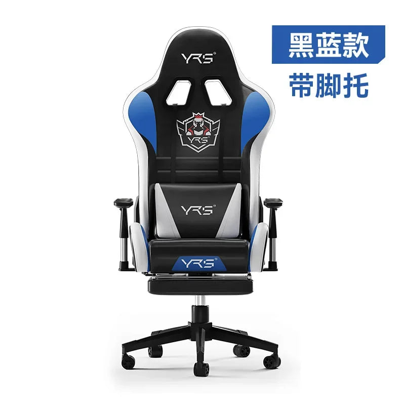 Ergonomic Esports Gaming Chair with Reclining Backrest, Adjustable Height Office Chair, Comfortable Computer Game Chair with Armrests and Wheels