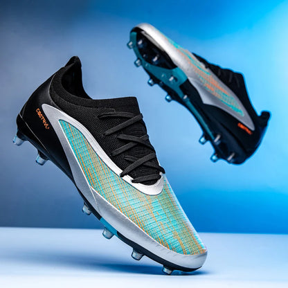 New Men Football Boots Non Slip Soccer Shoes Sport Outdoor Cleats Breathable Adult Long Spikes Training Boys Match Comfortable