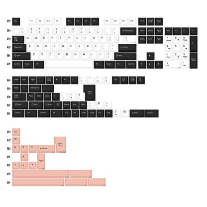 KBDiy 174 Keys Retro GMK GMK Hammerhead Dark PBT Keycap Double Shot Cherry Profile Key Caps For MX Switches Mechanical Keyboard