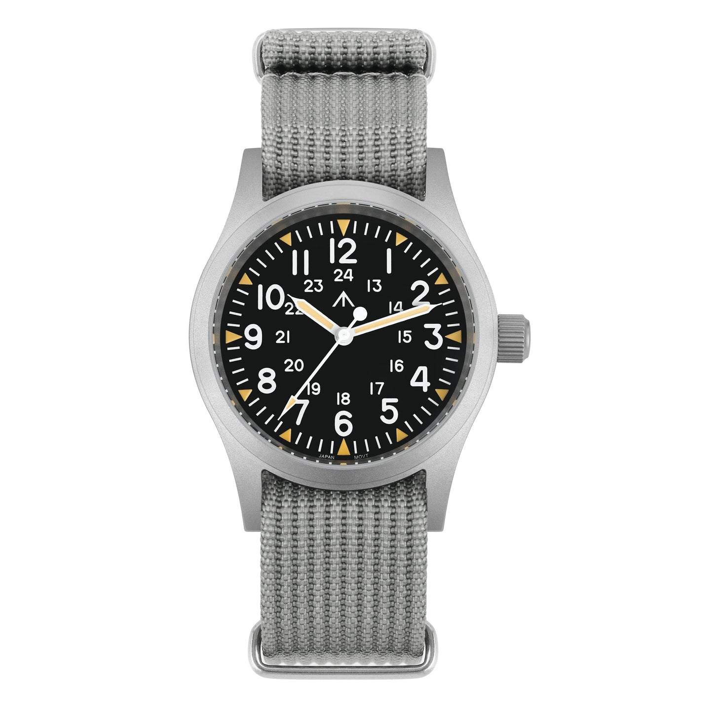 Militado ML05 38mm Military Watch Miyota 2035 Movement Domed Sapphire Crystal C3 Green Luminous 10Bar Waterproof Vintage Watches