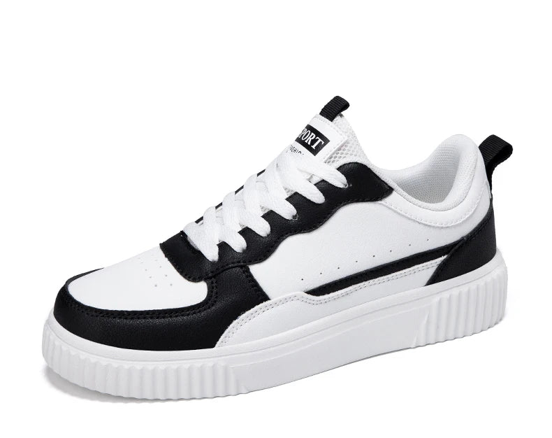 Chaussures décontractées pour femmes, respirantes, plates, baskets blanches, chaussures de sport pour femmes, chaussures de course, de marche en plein air pour hommes