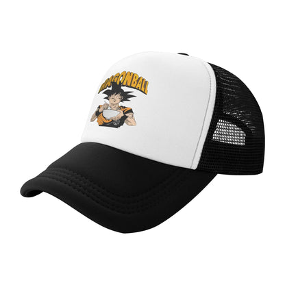 DBZ dragon ball Goku Eating Ramen Mesh Baseball Caps Adult Sun Hats  Adjustable Snapback Caps Sun Caps Summer Trucker Caps