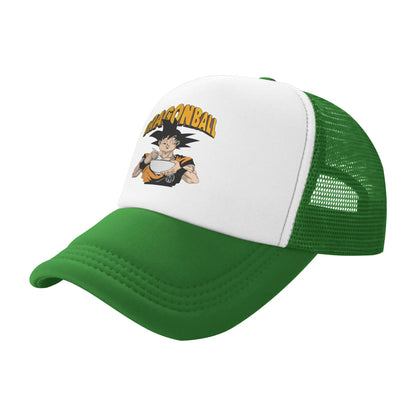 DBZ dragon ball Goku Eating Ramen Mesh Baseball Caps Adult Sun Hats  Adjustable Snapback Caps Sun Caps Summer Trucker Caps