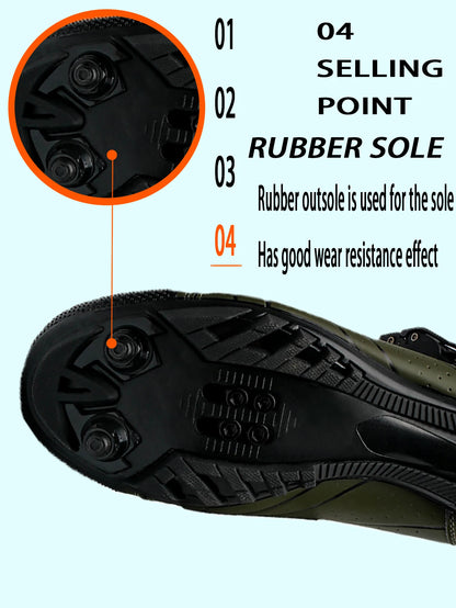 Neutral MTB Cycling Shoes, Compatible With Peloton Road Cycling Shoes, Men's Cycling Sports Shoes, Reflective Strip Design
