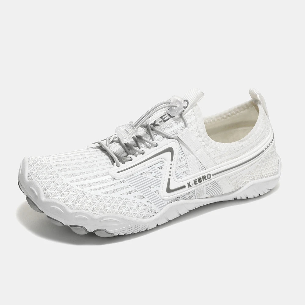 Oiaano platūs barefoot tipo juodi batai vyrams, moterims ir unisex – sportiniai vandens bateliai paplūdimiui, minkštu padu, lengvi ir kvėpuojantys