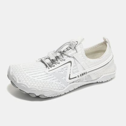 Oiaano platūs barefoot tipo juodi batai vyrams, moterims ir unisex – sportiniai vandens bateliai paplūdimiui, minkštu padu, lengvi ir kvėpuojantys